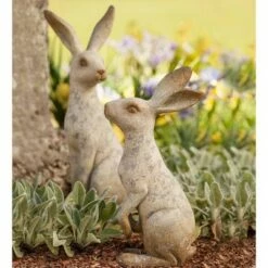 Buy ✨ Wind & Weather Short Sitting Bunny Sculpture ✔️ -Garden Decor Shop unnamed file 612