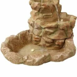 Flash Sale 🎉 Sunnydaze Decor Sunnydaze 41"H Electric Fiberglass Stone Springs Outdoor Water Fountain with LED Lights 🔥 -Garden Decor Shop unnamed file 6129