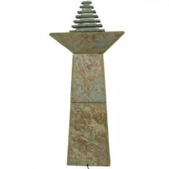 New 😀 Sunnydaze Decor Sunnydaze 40"H Electric Natural Slate Layered Pyramid Tiered Outdoor Water Fountain with LED Light 🧨 -Garden Decor Shop unnamed file 6145
