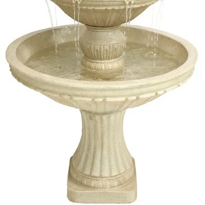 Coupon β€οΈ Sunnydaze Decor Sunnydaze 55"H Electric Polystone Classic Style 3-Tier Designer Outdoor Water Fountain, White Finish π 5 Coupon β€οΈ Sunnydaze Decor Sunnydaze 55"H Electric Polystone Classic Style 3-Tier Designer Outdoor Water Fountain, White Finish π - Image 3
