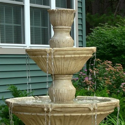 Coupon β€οΈ Sunnydaze Decor Sunnydaze 55"H Electric Polystone Classic Style 3-Tier Designer Outdoor Water Fountain, White Finish π 10 Coupon β€οΈ Sunnydaze Decor Sunnydaze 55"H Electric Polystone Classic Style 3-Tier Designer Outdoor Water Fountain, White Finish π - Image 8