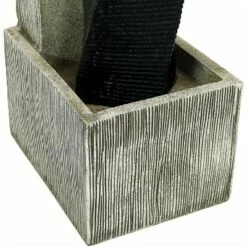 Flash Sale 🎁 Sunnydaze Decor Sunnydaze 35"H Electric Polyresin Modern Vogue Column Outdoor Water Fountain with LED Lights ⌛ -Garden Decor Shop unnamed file 6182