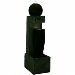 Flash Sale 🎁 Sunnydaze Decor Sunnydaze 35"H Electric Polyresin Modern Vogue Column Outdoor Water Fountain with LED Lights ⌛ -Garden Decor Shop unnamed file 6185