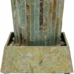 Deals ✔️ Sunnydaze Decor Sunnydaze 49"H Electric Natural Slate Tower Column Indoor/Outdoor Water Fountain with LED Light ✨ 12 Deals ✔️ Sunnydaze Decor Sunnydaze 49"H Electric Natural Slate Tower Column Indoor/Outdoor Water Fountain with LED Light ✨ -Garden Decor Shop unnamed file 6190