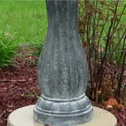 Hot Sale 🌟 Sunnydaze Decor Sunnydaze Outdoor 2-Tier Solar Powered Polyresin Arcade Water Fountain with Battery Backup and LED Light - 45" - Black 🔥 -Garden Decor Shop unnamed file 6209