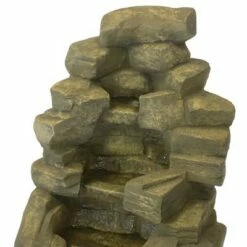 Hot Sale 🥰 Sunnydaze Decor Sunnydaze 37"H Electric Fiberglass Stone Falls Waterfall Outdoor Water Fountain 👏 -Garden Decor Shop unnamed file 6230