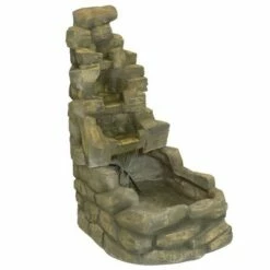 Hot Sale 🥰 Sunnydaze Decor Sunnydaze 37"H Electric Fiberglass Stone Falls Waterfall Outdoor Water Fountain 👏 -Garden Decor Shop unnamed file 6233