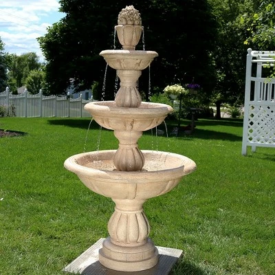 Deals π Sunnydaze Decor Sunnydaze 61"H Electric Polyresin and Fiberglass 3-Tier Cornucopia Outdoor Water Fountain β 3 Deals π Sunnydaze Decor Sunnydaze 61"H Electric Polyresin and Fiberglass 3-Tier Cornucopia Outdoor Water Fountain β
