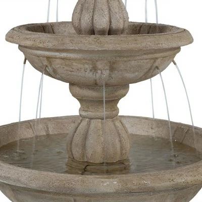 Deals π Sunnydaze Decor Sunnydaze 61"H Electric Polyresin and Fiberglass 3-Tier Cornucopia Outdoor Water Fountain β 8 Deals π Sunnydaze Decor Sunnydaze 61"H Electric Polyresin and Fiberglass 3-Tier Cornucopia Outdoor Water Fountain β - Image 6