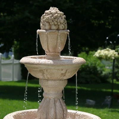 Deals π Sunnydaze Decor Sunnydaze 61"H Electric Polyresin and Fiberglass 3-Tier Cornucopia Outdoor Water Fountain β 10 Deals π Sunnydaze Decor Sunnydaze 61"H Electric Polyresin and Fiberglass 3-Tier Cornucopia Outdoor Water Fountain β - Image 8