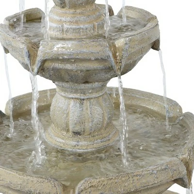 Top 10 π Sunnydaze Decor Sunnydaze 48"H Electric Fiberglass 3-Tier Outdoor Water Fountain 𧨠4 Top 10 π Sunnydaze Decor Sunnydaze 48"H Electric Fiberglass 3-Tier Outdoor Water Fountain 𧨠- Image 2
