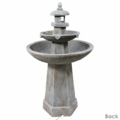 Best Pirce 🔥 Sunnydaze Decor Sunnydaze 40"H Electric Polyresin 2-Tiered Pagoda Outdoor Water Fountain with LED Light 👏 -Garden Decor Shop unnamed file 6272