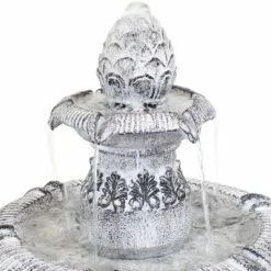 Flash Sale 🔥 Sunnydaze Decor Sunnydaze 50"H Electric Fiberglass Reinforced Concrete 3-Tier Mediterranean-Inspired Outdoor Water Fountain 🔥 -Garden Decor Shop unnamed file 6279