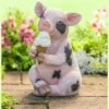 Best reviews of 🔔 Wind & Weather Piggy With An Ice Cream Cone Sculpture 🎁 -Garden Decor Shop unnamed file 628
