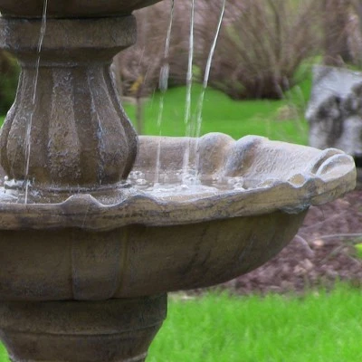 Best deal π Sunnydaze Decor Sunnydaze Outdoor 2-Tier Pineapple Solar Powered Water Fountain with Battery Backup and Submersible Pump - 46" - Earth Finish π― 9 Best deal π Sunnydaze Decor Sunnydaze Outdoor 2-Tier Pineapple Solar Powered Water Fountain with Battery Backup and Submersible Pump - 46" - Earth Finish π― - Image 7