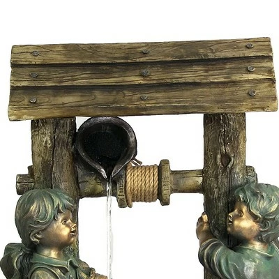 Wholesale ⭐ Sunnydaze Decor Sunnydaze 39"H Polyresin and Fiberglass Children at the Well Outdoor Water Fountain with LED Light ⭐ 4 Wholesale ⭐ Sunnydaze Decor Sunnydaze 39"H Polyresin and Fiberglass Children at the Well Outdoor Water Fountain with LED Light ⭐ - Image 2