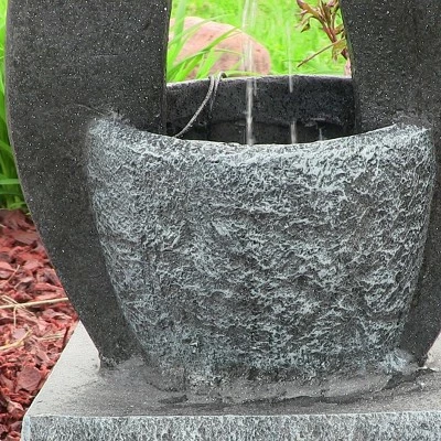 Hot Sale ๐ฅฐ Sunnydaze Decor Sunnydaze Outdoor Modern Cascading Bowls Solar Powered Water Fountain with Battery Backup, LED Lights, and Submersible Pump - 28" - Black ๐ 7 Hot Sale ๐ฅฐ Sunnydaze Decor Sunnydaze Outdoor Modern Cascading Bowls Solar Powered Water Fountain with Battery Backup, LED Lights, and Submersible Pump - 28" - Black ๐ - Image 5