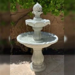 Deals ๐งจ Sunnydaze Decor Sunnydaze Outdoor 2-Tier Solar Powered Water Fountain with Battery Backup and Submersible Pump - 35" - White Earth Finish ๐ 16 Deals ๐งจ Sunnydaze Decor Sunnydaze Outdoor 2-Tier Solar Powered Water Fountain with Battery Backup and Submersible Pump - 35" - White Earth Finish ๐ -Garden Decor Shop unnamed file 6321