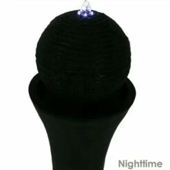 Top 10 ✔️ Sunnydaze Decor Sunnydaze Outdoor Polyresin Desert Spring Solar Powered Water Fountain with Battery Backup, Submersible Pump, and Panel - 30" 🛒