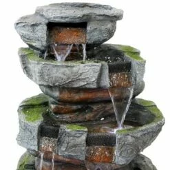 Cheapest ⭐ Sunnydaze Decor Sunnydaze 31"H Electric Polyresin and Fiberglass Large Rock Quarry Waterfall Outdoor Water Fountain with LED Lights ✨ -Garden Decor Shop unnamed file 6348