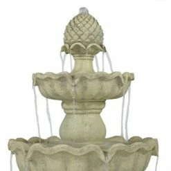 Cheapest 🛒 Sunnydaze Decor Sunnydaze 51"H Electric Polyresin and Fiberglass 3-Tier Pineapple Top Outdoor Water Fountain ⭐ -Garden Decor Shop unnamed file 6354
