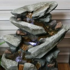 Outlet 𧨠Sunnydaze Decor Sunnydaze 32"H Electric Polyresin Streaming Tilted Rocks Outdoor Water Fountain with LED Lights π 22 Outlet 𧨠Sunnydaze Decor Sunnydaze 32"H Electric Polyresin Streaming Tilted Rocks Outdoor Water Fountain with LED Lights π -Garden Decor Shop unnamed file 6383