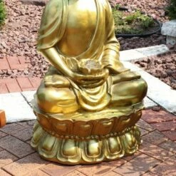 Brand new 😀 Sunnydaze Decor Sunnydaze 36"H Electric Fiberglass Relaxed Buddha Outdoor Water Fountain with LED Light 🔔 -Garden Decor Shop unnamed file 6397