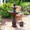 Best Pirce 👍 Sunnydaze Decor Sunnydaze Outdoor 2-Tier Pineapple Solar Powered Water Fountain with Battery Backup and Submersible Pump - 46" - Rust Finish 👍 -Garden Decor Shop unnamed file 6407
