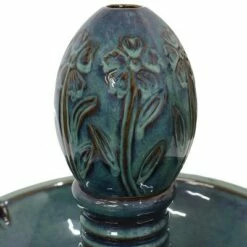 Best Pirce 😉 Sunnydaze Decor Sunnydaze 38"H Electric Ceramic 2-Tier Outdoor Water Feature with LED Lights, Green 👏 -Garden Decor Shop unnamed file 6435