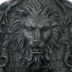 Wholesale 🎉 Sunnydaze Decor Sunnydaze 30"H Solar-Powered with Battery Pack Polyresin Stoic Courage Lion Head Outdoor Wall-Mount Fountain 💯 -Garden Decor Shop unnamed file 6465