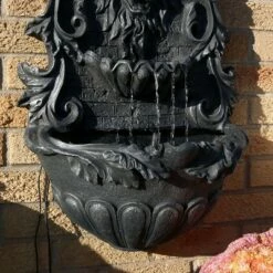 Wholesale 🎉 Sunnydaze Decor Sunnydaze 30"H Solar-Powered with Battery Pack Polyresin Stoic Courage Lion Head Outdoor Wall-Mount Fountain 💯 -Garden Decor Shop unnamed file 6466