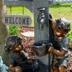 Top 10 ✔️ Sunnydaze Decor Sunnydaze 40"H Electric Polyresin Children Playing with Water Faucet Outdoor Water Fountain with LED Lights 🛒 -Garden Decor Shop unnamed file 6505