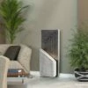 Flash Sale 🥰 Alpine Corporation 40" Resin Tranquil Infinity Fountain with 6 LED Lights Gray 😀 -Garden Decor Shop unnamed file 6508