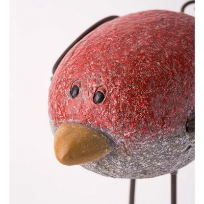 Brand new β Wind & Weather Colorful Resin Rock Birds with Wire Wings, Tails, Legs and Feet, Set of 2 π€© 7 Brand new β Wind & Weather Colorful Resin Rock Birds with Wire Wings, Tails, Legs and Feet, Set of 2 π€© - Image 5