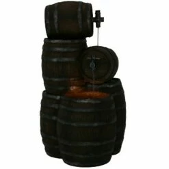 Discount 🧨 Sunnydaze Decor Sunnydaze 29"H Electric Polyresin Stacked Whiskey Barrel Outdoor Water Fountain with LED Lights 🎁 -Garden Decor Shop unnamed file 6520