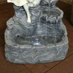 Buy 🎁 Sunnydaze Decor Sunnydaze Outdoor Solar Powered Angel Falls Water Fountain with Battery Backup and Submersible Pump - 27" 🤩 -Garden Decor Shop unnamed file 6564