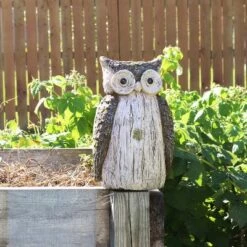 Buy 🌟 Sunnydaze Decor Sunnydaze Ophelia the Woodland Owl Statue - Indoor/Outdoor Decorative Figurine - 13" 🤩 -Garden Decor Shop unnamed file 658