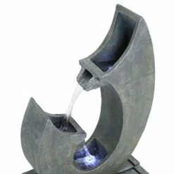 Best Sale 🤩 Sunnydaze Decor Sunnydaze 31"H Electric Polyresin Modern Flowing Curves Outdoor Water Fountain with LED Light 🧨 -Garden Decor Shop unnamed file 6592