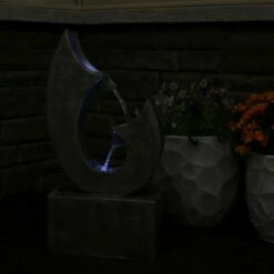 Best Sale 🤩 Sunnydaze Decor Sunnydaze 31"H Electric Polyresin Modern Flowing Curves Outdoor Water Fountain with LED Light 🧨 -Garden Decor Shop unnamed file 6595