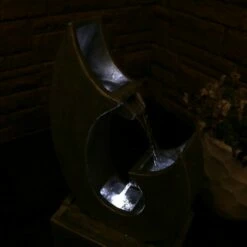 Best Sale 🤩 Sunnydaze Decor Sunnydaze 31"H Electric Polyresin Modern Flowing Curves Outdoor Water Fountain with LED Light 🧨 -Garden Decor Shop unnamed file 6596