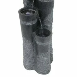 Deals 👏 Sunnydaze Decor Sunnydaze 41"H Electric Polystone 4-Tier Staggered Pillars Outdoor Water Fountain with LED Lights ⭐ -Garden Decor Shop unnamed file 6612