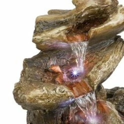 Wholesale 🔔 Alpine Corporation Alpine 22" Rainforest Five Tier Fountain with LED Lights Gray 🤩 -Garden Decor Shop unnamed file 6631