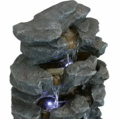 Best deal 👍 Sunnydaze Decor Sunnydaze 24"H Electric Polyresin Grotto Falls Outdoor Water Fountain with LED Lights 💯 -Garden Decor Shop unnamed file 6643