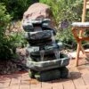 New ✨ Sunnydaze Decor Sunnydaze 24"H Electric Polyresin and Fiberglass Tiered Stone Waterfall Outdoor Water Fountain with LED Lights 💯 -Garden Decor Shop unnamed file 6685