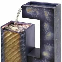 Best reviews of 🔔 Sunnydaze Decor Sunnydaze 32"H Electric Metal Cascading Tower Outdoor Water Fountain with LED Lights 🎁 -Garden Decor Shop unnamed file 6705