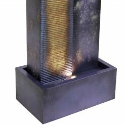 Best reviews of 🔔 Sunnydaze Decor Sunnydaze 32"H Electric Metal Cascading Tower Outdoor Water Fountain with LED Lights 🎁 -Garden Decor Shop unnamed file 6707