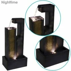 Best reviews of 🔔 Sunnydaze Decor Sunnydaze 32"H Electric Metal Cascading Tower Outdoor Water Fountain with LED Lights 🎁 -Garden Decor Shop unnamed file 6712