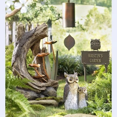 Buy 🔥 Wind & Weather Realistic Indoor/Outdoor Woodland Stump Fountain with Metal Lily Pads 💯 4 Buy 🔥 Wind & Weather Realistic Indoor/Outdoor Woodland Stump Fountain with Metal Lily Pads 💯 - Image 2