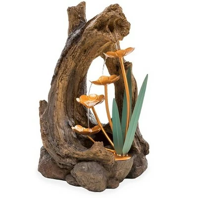 Buy 🔥 Wind & Weather Realistic Indoor/Outdoor Woodland Stump Fountain with Metal Lily Pads 💯 5 Buy 🔥 Wind & Weather Realistic Indoor/Outdoor Woodland Stump Fountain with Metal Lily Pads 💯 - Image 3