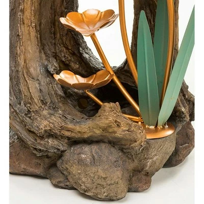 Buy 🔥 Wind & Weather Realistic Indoor/Outdoor Woodland Stump Fountain with Metal Lily Pads 💯 9 Buy 🔥 Wind & Weather Realistic Indoor/Outdoor Woodland Stump Fountain with Metal Lily Pads 💯 - Image 7